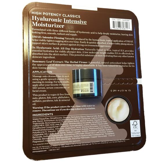 NEW Perricone MD High Potency Classic Hyaluronic Intensive Moisturizer SKin face - Picture 2 of 5